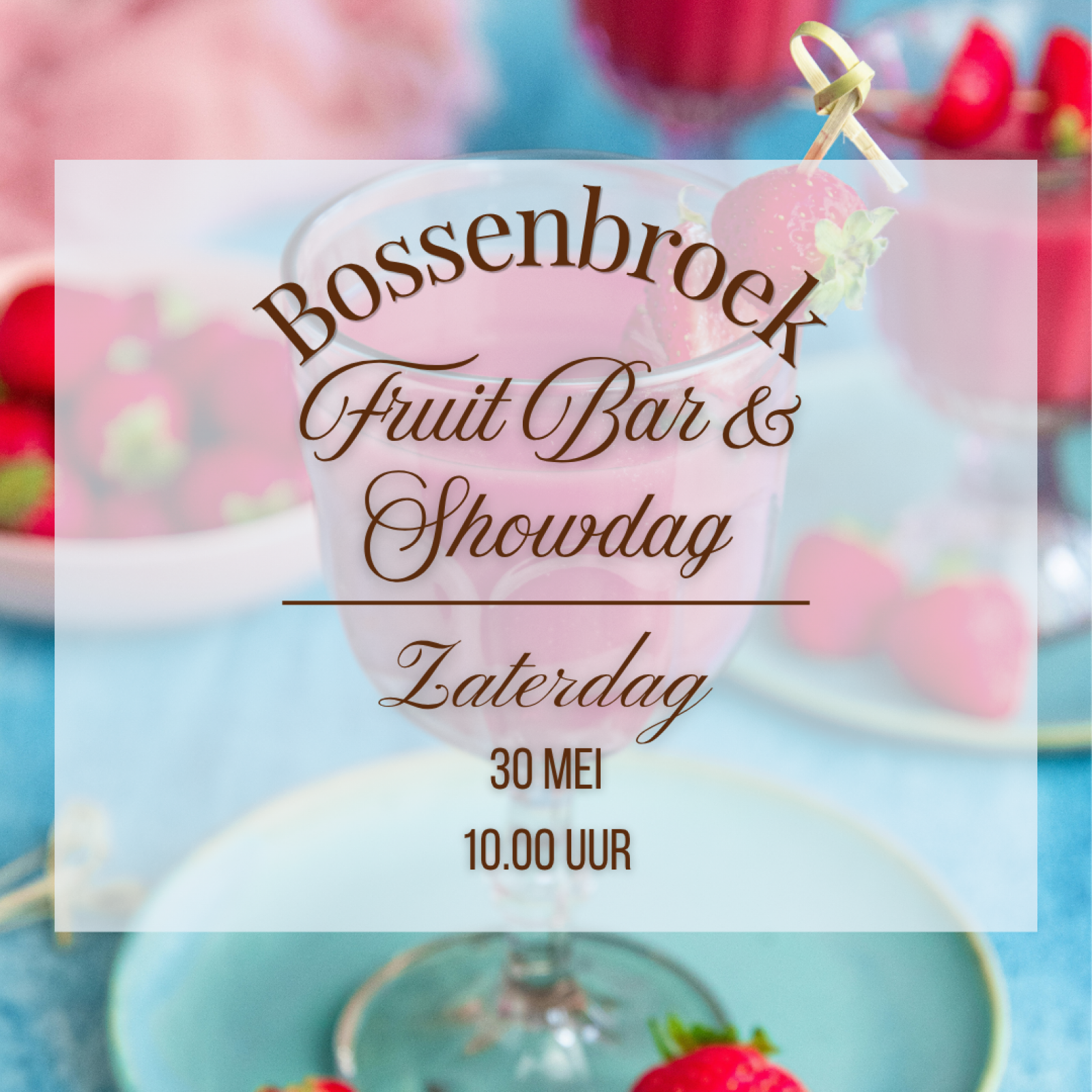 Bossenbroek Fruit Bar en Showdag