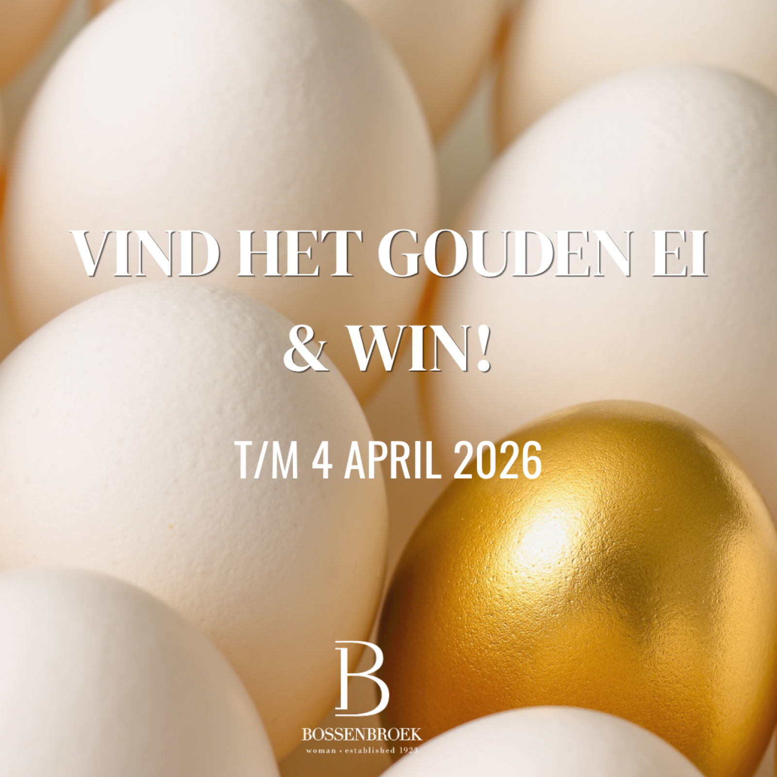 De week van het Gouden ei - maak kans op een bon van €50,-