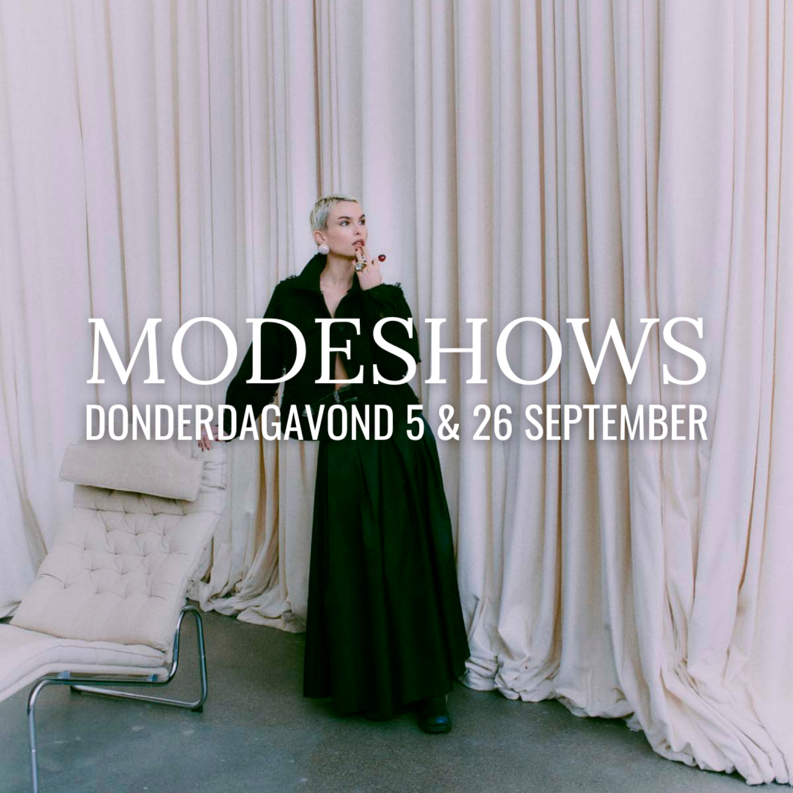 Modeshows 5 en 26 september